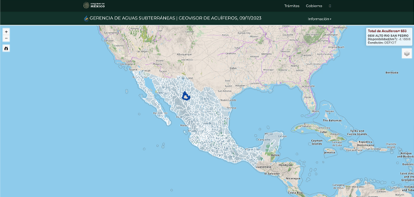 Entrar al GeoVisor de Acuíferos