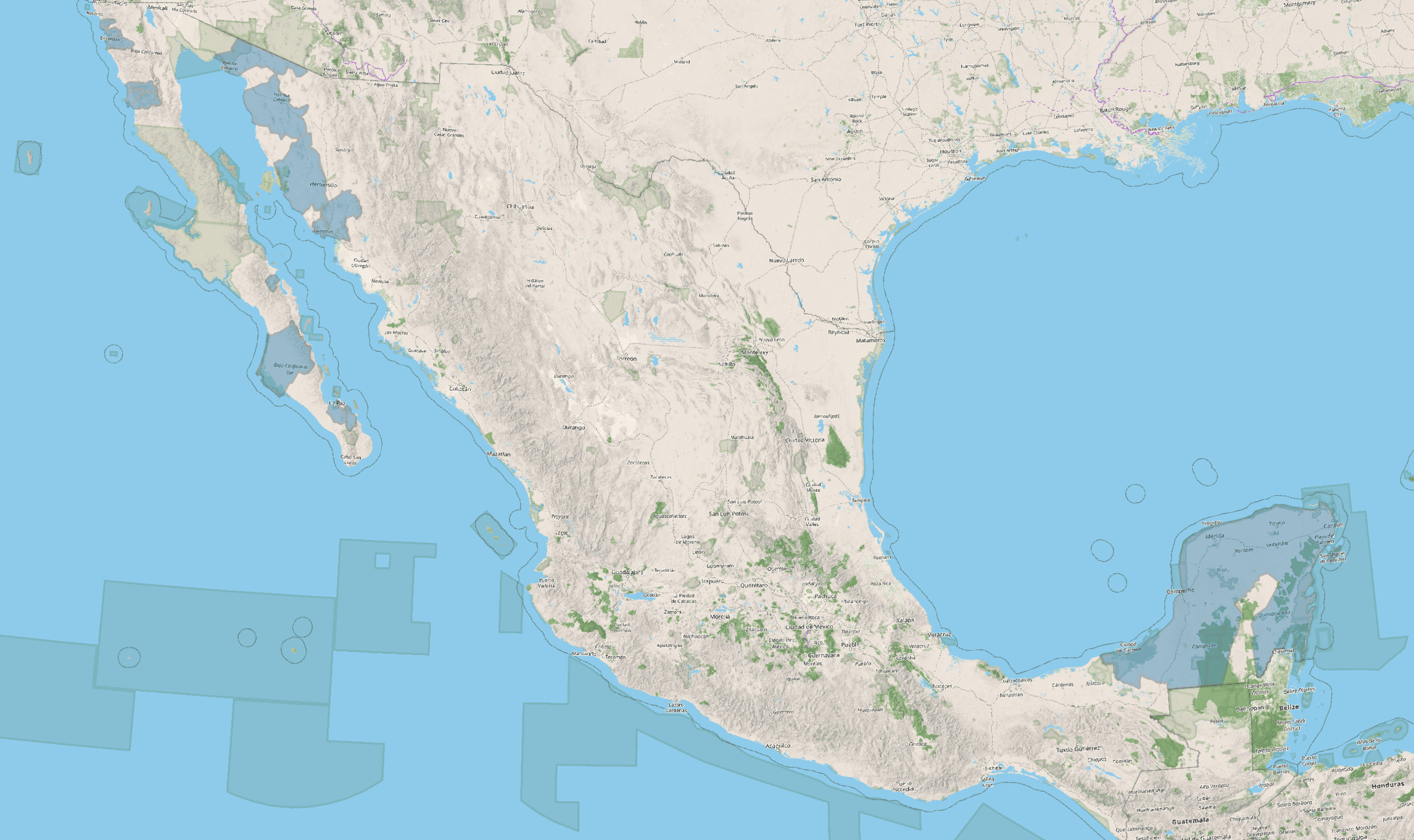 Mapa de Intrusión Marina